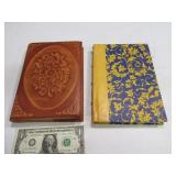 (2) New Leather~Hrdbck 8.5" Journals Notebooks $40