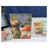 (2) Herb & Garlic Cookbooks How-To Hrdbk