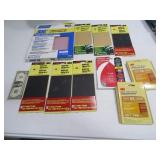 Large LOT Asst New Sandpaper 10packs!