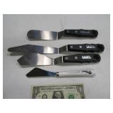 (4) LIQUITEX Artist Painting Knives Spatulas