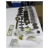 (45) Bronzish/Cast Metal Handles & Knobs END LOT