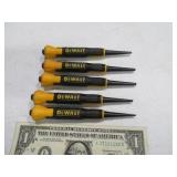 5pc Pro DeWalt Tool Hand Punches