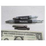 (2) Makita Drill Tip Quick Exchange Ends
