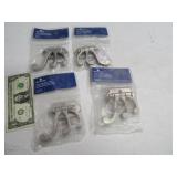 (4) New VintageLook Metal Wall Tri Hooks $35+