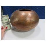 Smith&Hawken 12" Copper Hammered Bowl Decor $39
