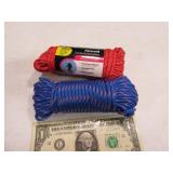 (2) New Rolls 1/8"x50ft Paracord Poly Rope