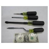 (4) KLEIN TOOLS Specialty Drivers Hand Tools
