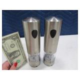 PEUGEOT Stainless Electric Salt&Pepper Grinders $$