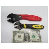 (2) Pro STANLEY~CRESCENT Adj Wrenches Tools