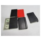 (5) New MOLESKINE 5.5" Journal Notebooks asst EE
