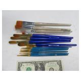 (14) new Pro Artist Paint Brushes asst $$
