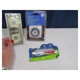 (2) New 24hr Timer & NSF Fridge/Freezer Thermometr