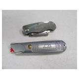 (2) Utility Knives ACE (new) & HUSKY Belt Clip