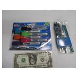 (2) Dry Erase & Mechanical pen/marker sets