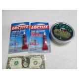 (3) new LOCTITE & BeeKeepersGold Wood Wax