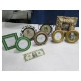 (8) namebrand Nice Picture Frames 3"ish $$