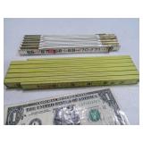 (2) Wooden Folding Measuring Tools