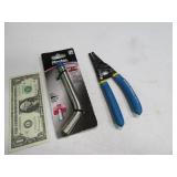 (2) KLEIN Wire Stripper & New MASTERLOCK Hitchpin