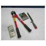(3) Tools Bolt Cutter~DrillBits~ChainSawSharpener