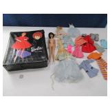 Early BARBIE Doll w/ Clothing & Case NICE