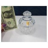 4" NACHTMANN Crystal Glass Covered Dish