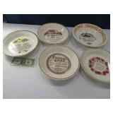 (5) 70s Era Pie Plates & Taco Salad Plates