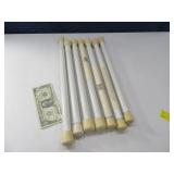 (6) New Adjustable Window Security Bars Stoppers