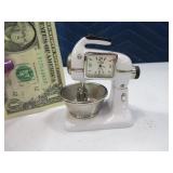 Mini 2" TIMEX Metal Kitchen Mixer Clock