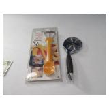 (2) BHG Pizza Cutter & New Melon Slicer Utensils