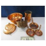 Lot Asst Copper Look Kitchen Decor
