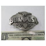 SISKIYOU "Born In The USA" Belt Buckle 1986