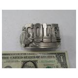 SISIYOU 1985 GOLF Belt Buckle