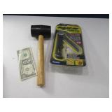 (2) Hand Tools Rubber Mallet & Pocket Saw