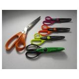 (5) FISKARS Pinking Scissors & Special Cut