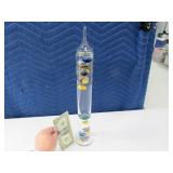 Glass 17" TableTop LiquidFilled Thermometer