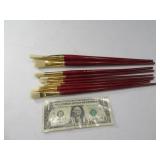 (9) ARTCOLOR 12" Artist Paint Brushes