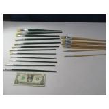 (20) 12" Artist Type Paint Brushes