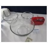 (4) Handheld Kitchen Mixer & Anchor Nesting Bowls