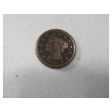 1843 One Cent Coin