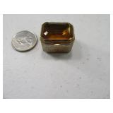Vintage 1" Tooth? Box w/ Stone Top