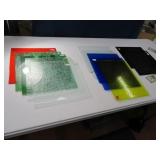 (10+) 12"ish Stained Glass Making Squares