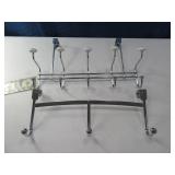 (2) Metal 18" Over-The-Door Robe/Clothes Hooks Hng