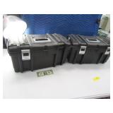 (2) HD HUSKY 22" Poly Tool Boxes