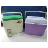 (2) MidSize Carry Coolers Rubbermaid~Coleman