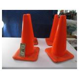 (4) Orange 18" Safety Cones