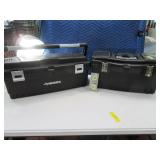 (2) HUSKY HD Poly Pro Tool Carry Boxes 20"ish