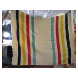 Hudson Bay 64x80 Classic Wool Blanket EXC