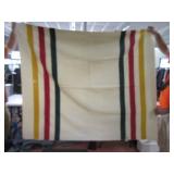 WOOLRICH 68x60 Wool Classic Striped Blanket EXC