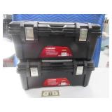 (2) HD HUSKY 26" Poly Tool Boxes EXC $