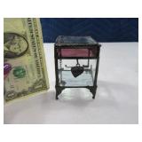 J. DEVLIN 3" Glass w/ Purple Trinket Fancy Box $$
